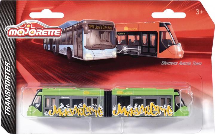 Immagine prodotto Majorette Man City Bus e Siemens Avenio Tram