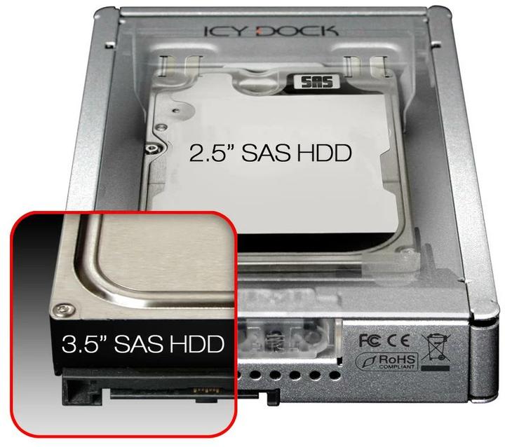 Image du produit Icy Dock Convertisseur 2,5 à 3,5 pouces