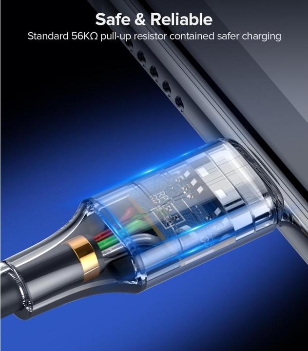 Actual product image Ugreen USB C - USB A (1 m, USB 2.0)