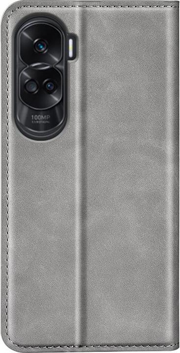 Actual product image Cover-Discount Honor 90 Lite - Stand Flip Case Cover grey (Honor 90 Lite)