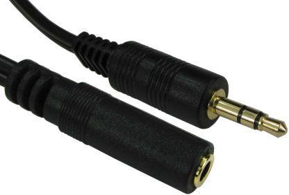 Produktbild Rs Pro Aux Kabel, Stereo-Jack, 3,5 mm / Stereo-Jack, 3,5 mm Stecknippel Buchse L. 10m Schwarz