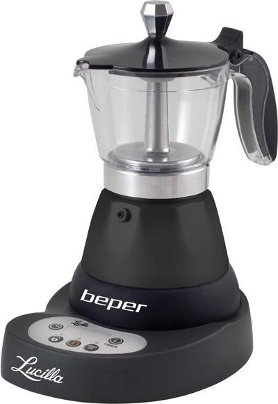 Immagine prodotto Beper BC.041N- macchina da caffè espresso elettrica- 3 bicchieri da caffè