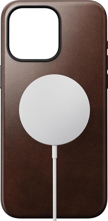 Actual product image Nomad Back Cover Modern Leather Horween iPhone 15 Pro Max (Apple iPhone 15 Pro Max)