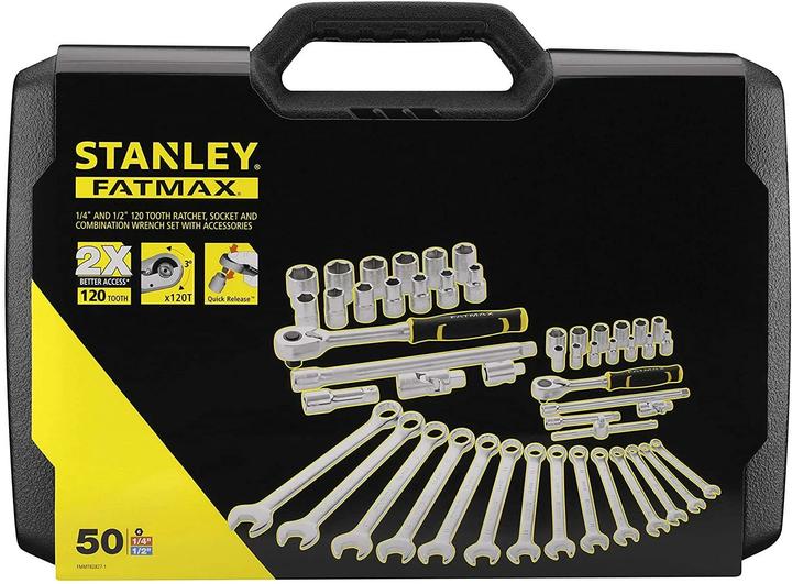 Immagine prodotto Stanley Set di utensili 1/2 + 1/4, 49 pezzi (49 pezzi)