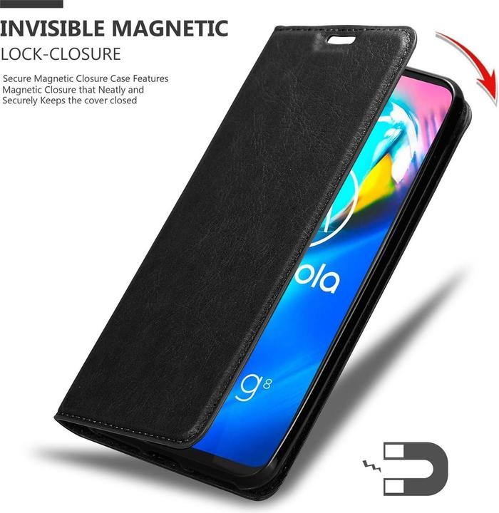 Produktbild Cadorabo Book Invisible Magnet Cover (Motorola Moto G8 Power Lite)