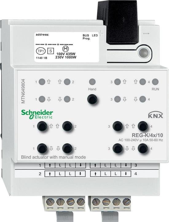 Image du produit APC Schneider Electric Actionneur de store vénitien REG-K/4x/10 MTN649804 (Actionneur de volet)