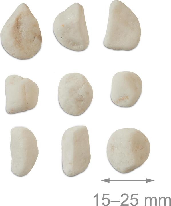 Actual product image Relaxdays Marble gravel (2.5 x 2.5 x 2.5 cm)