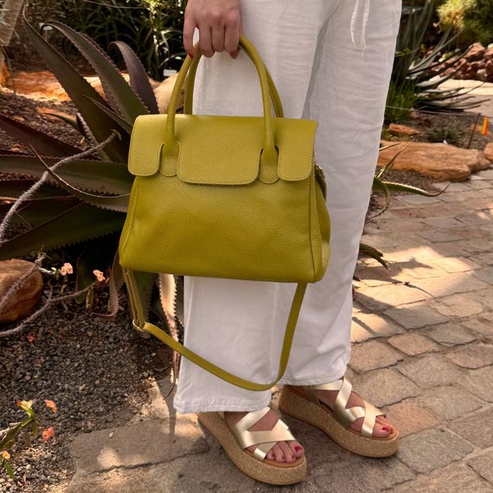 Image du produit Prima Ballerina Julia - Handtasche Leder Pistacchio