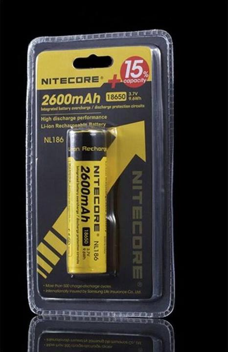 Produktbild Nitecore 18650 Rechargeable Battery 2600mAh