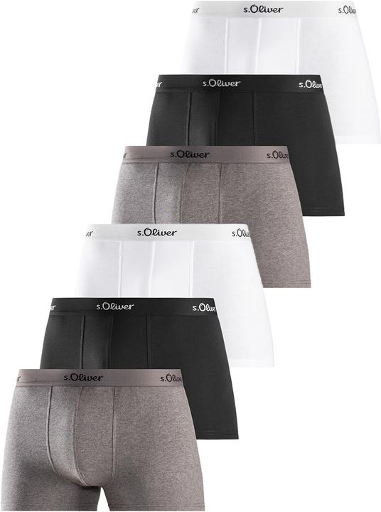 Immagine prodotto S.Oliver 6 confezioni di pantaloncini / pantaloni Basic Retro (M, confezione da 6)
