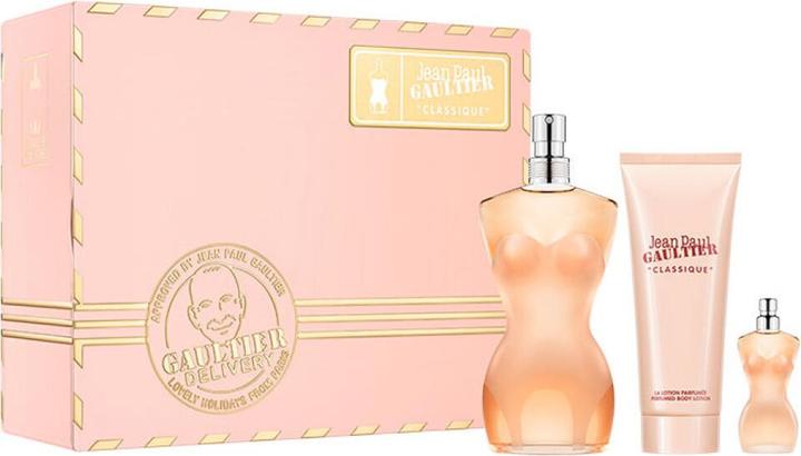 Actual product image Gaultier Classique EDT 100 ml + EDT 6 ml + Body Lotion 75 ml - Gift Set (Eau de toilette, 100 ml)