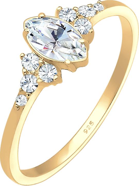 Actual product image Elli Valentin Marquise (56, 925 Silver)