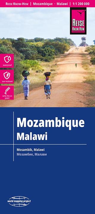 Immagine prodotto Mappa Mozambico, Malawi 1:1.200.000