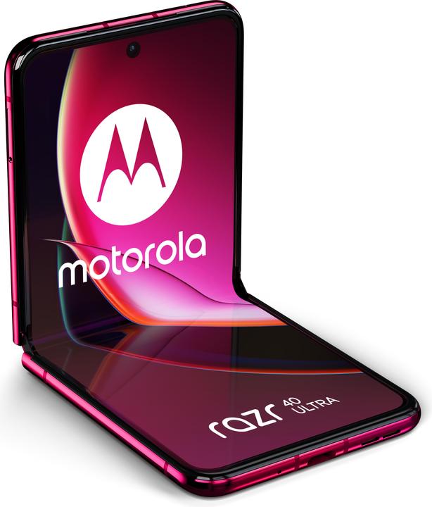 Actual product image Motorola Razr 40 Ultra (256 GB, Viva Magenta, 6.90", SIM + eSIM, 12 Mpx, 5G)