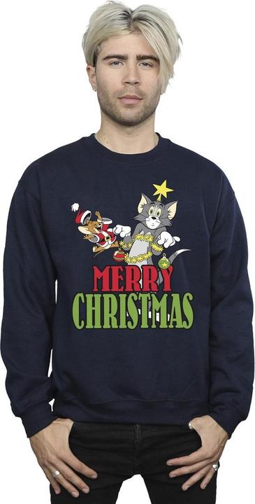 Immagine prodotto Tom & Jerry Merry Christmas Baubles Felpa Uomo (3XL)