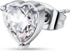 Actual product image La Petite Story Heart Single Stud Earrings (Stainless steel)
