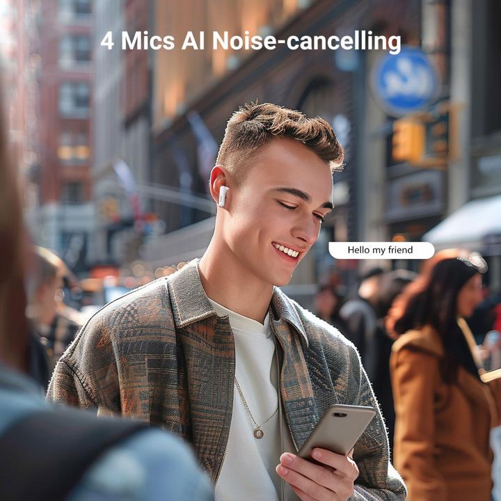 Actual product image Ugreen Słuchawki bezprzewodowe WS201 HiTune H5 True Wireless Earbuds (ANC, 26 h, Wireless)
