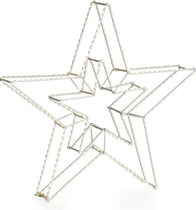 Image du produit STT 3D LED Étoile double Argento 420 LED, Ø 58 cm