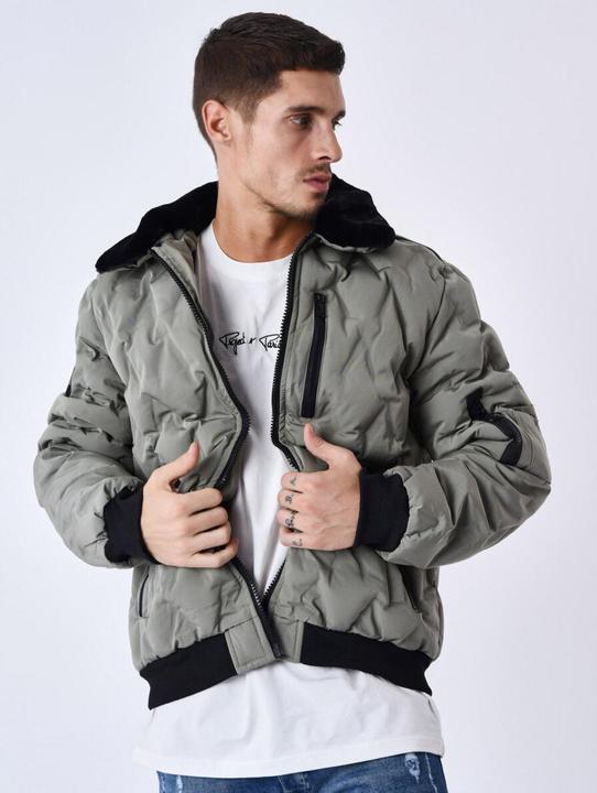 Actual product image Project X Paris Furry aviator collarPuffer Jacket (XL)