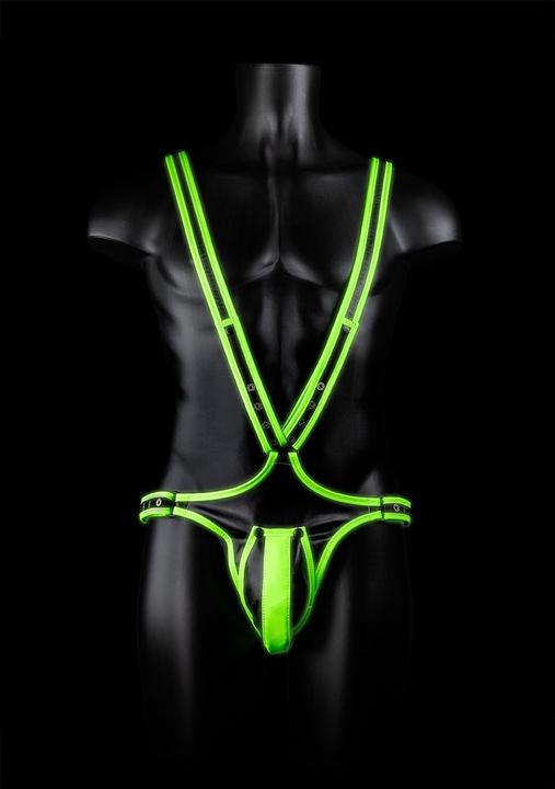 Produktbild Ouch! Full Body Harness - Glow in the Dark (XL)