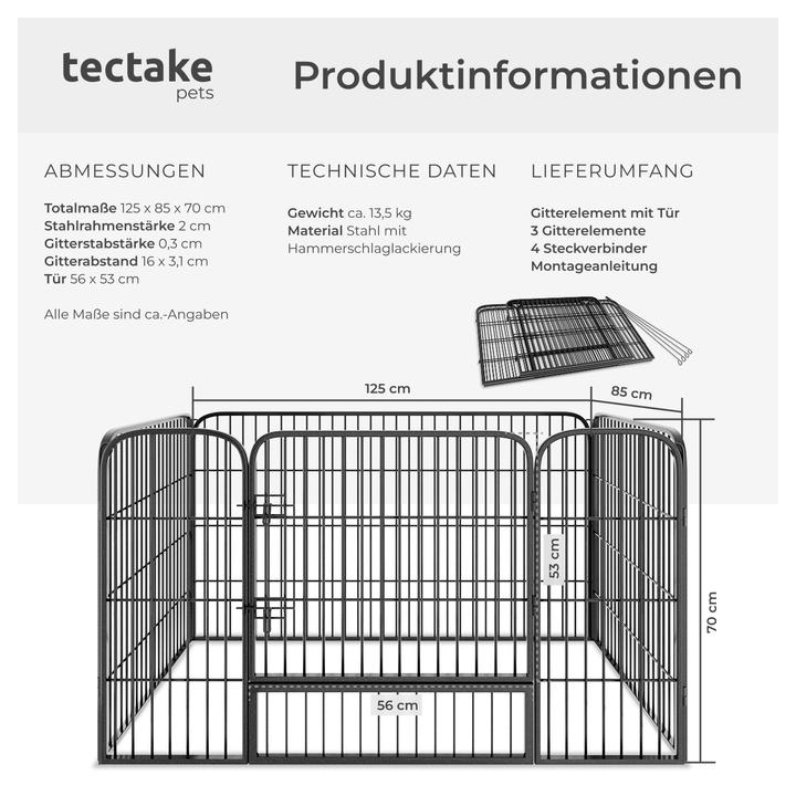 Image du produit tectake Enclos Extérieur ou Intérieur