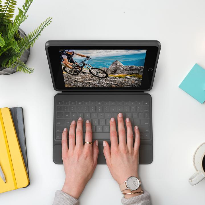 Actual product image Logitech Rugged Folio (FR, iPad 2020 (8. Gen), iPad 2021 (9th Gen), iPad 2019 (7th gene))
