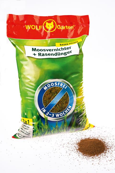 Produktbild Wolf-Garten Moosvernichter und Rasendünger 14 kg 400 m² (14 kg)