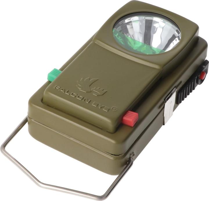Actual product image AccuCell LED BW signal torch Nato, additional filter discs red, green