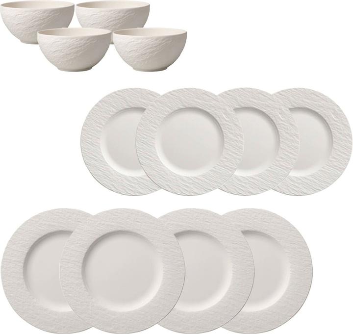 Actual product image Villeroy & Boch Plate Set Manufacture Rock (12 Piece)