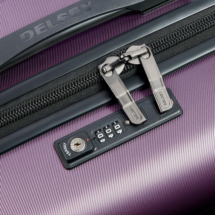 Actual product image Delsey Comete Plus Trolley Case - 77 cm - Purple (104 l, XL (from 140l))