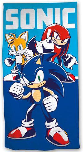 Image du produit GED Sonic The Hedgehog Telo Mare Microfibra Sonic Trio (140x70)