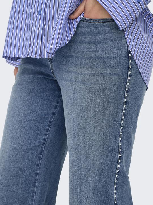 Actual product image Only CARJUICY Hohe Taille Weiter Beinschnitt Jeans Jeans mit weitem Bein (W54/L30)