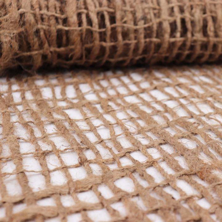 Actual product image Aquagart 36m x 1,20m Böschungsmatte Ufermatte für die Teichfolie Jutegewebe 500g 1,2m br.
