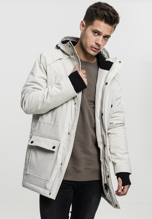 Immagine prodotto Urban Classics Parka pesante con cappuccio e foro per il pollice (S)