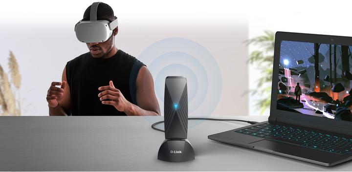 Actual product image D-Link DWA-F18 Air Bridge for Meta Quest