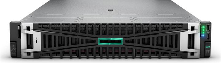 Actual product image HPE E ProLiant DL385 Gen11 16 Core, RDIMM 2R 4800 MT/s, 8xLFF, 2xPS, NS2 (Amd Epyc 9124, 64 GB, Rack Server)