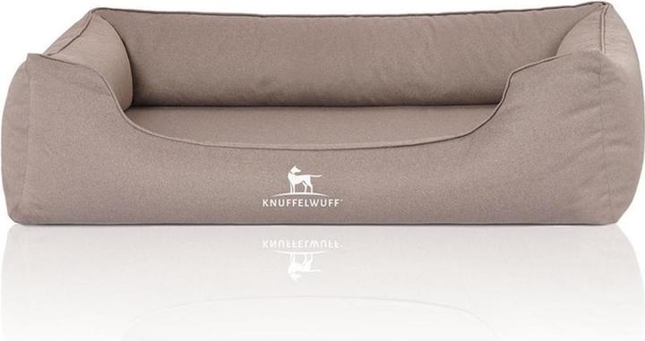 Immagine prodotto Knuffelwuff Cuccia per cani Leon Velour XXXL, 155 x 105 cm, Beige/Grigio (Cane)