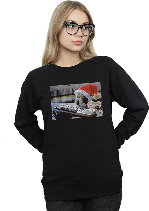 Actual product image Universal Textiles Womens/Ladies Mogwai Christmas Hat Sweatshirt (XL)