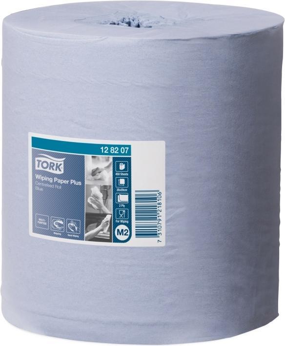 Tork Wiping Paper Centre Roll Blue 6x157 (450 x)