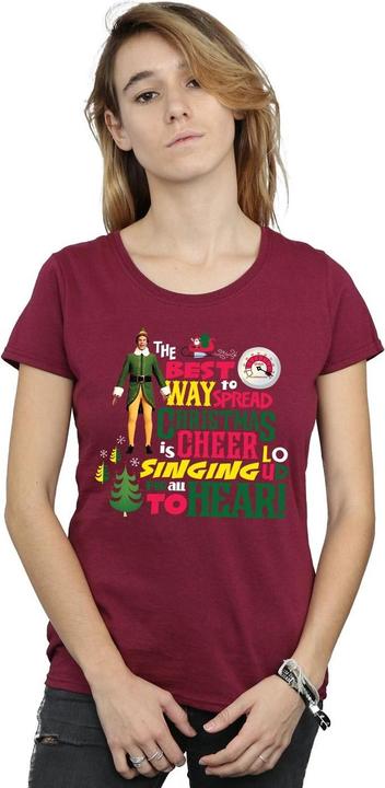 Immagine prodotto Elf Christmas Cheer Maglietta Donna (XL)