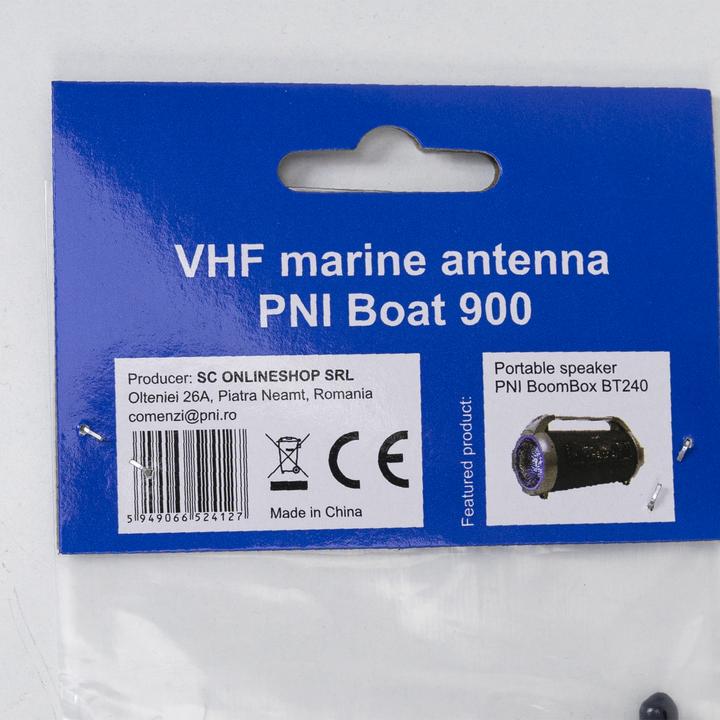 Actual product image PNI Maritime antenna Boat 900 made of glass fibre 50W, 154-161.6 MHz, 98 cm, for boats, watercraft
