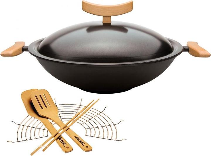 Actual product image Spring Wok (35 cm, Wok, Cast iron)
