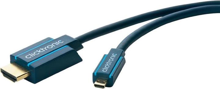 Actual product image clicktronic micro HDMI (Typ D) — HDMI (Typ A) (2 m, HDMI)