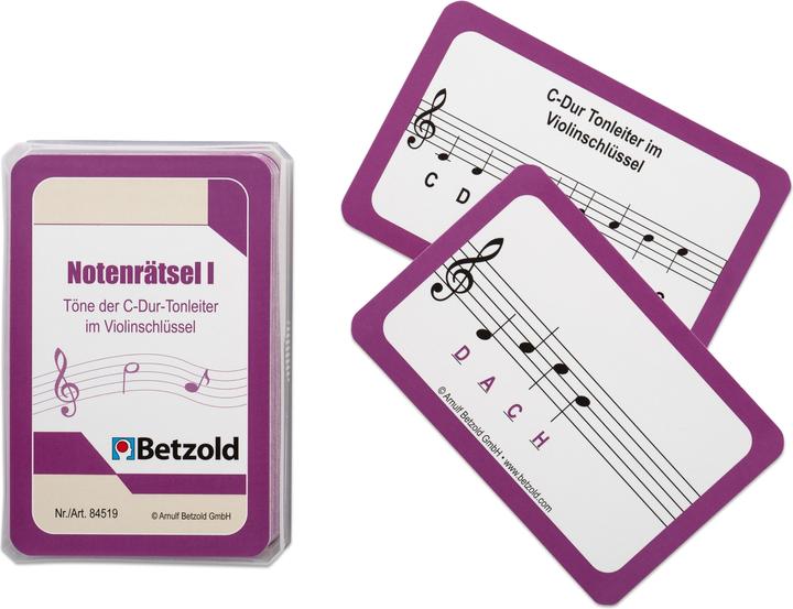 Image du produit Betzold Musik Casse-tête de notes I (Allemand)