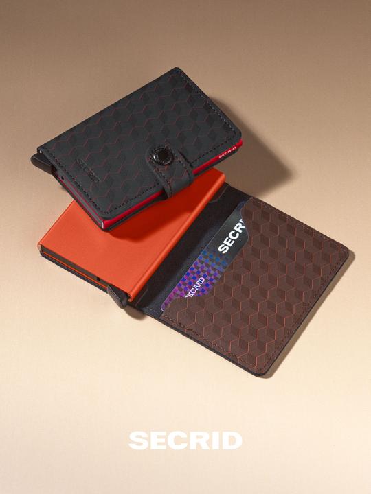 Actual product image Secrid Miniwallet Optical Black-Red