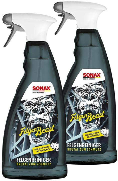 Produktbild Sonax BEAST SET Felgenreiniger, 2 x 1 Liter, Produkttyp (1000 ml)