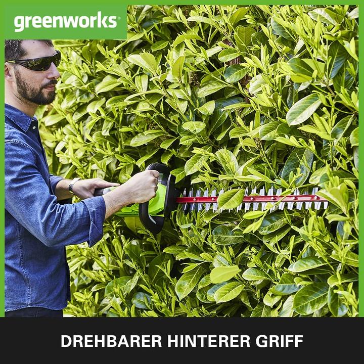 Produktbild Greenworks Hedge Pruner 40V g40ht61 (tool only) (Akkuheckenschere)
