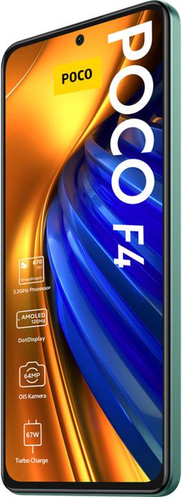 Image du produit Xiaomi Poco F4 (128 Go, Vert nébuleux, 6.67", Double SIM, 64 Mpx, 5G)