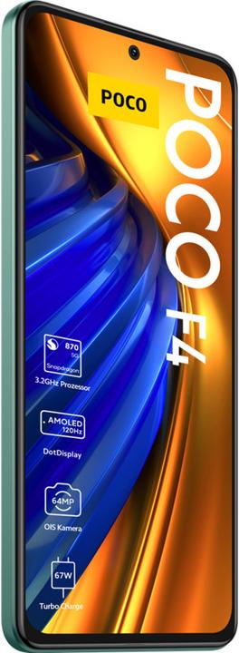 Image du produit Xiaomi Poco F4 (128 Go, Vert nébuleux, 6.67", Double SIM, 64 Mpx, 5G)