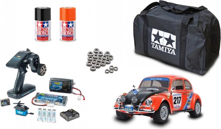 Productafbeelding Tamiya MF-01X VW Kever Rally Geborsteld 1:10 RC Modelauto Elektrisch Wegmodel Vierwielaandrijving (4WD) (Kit)